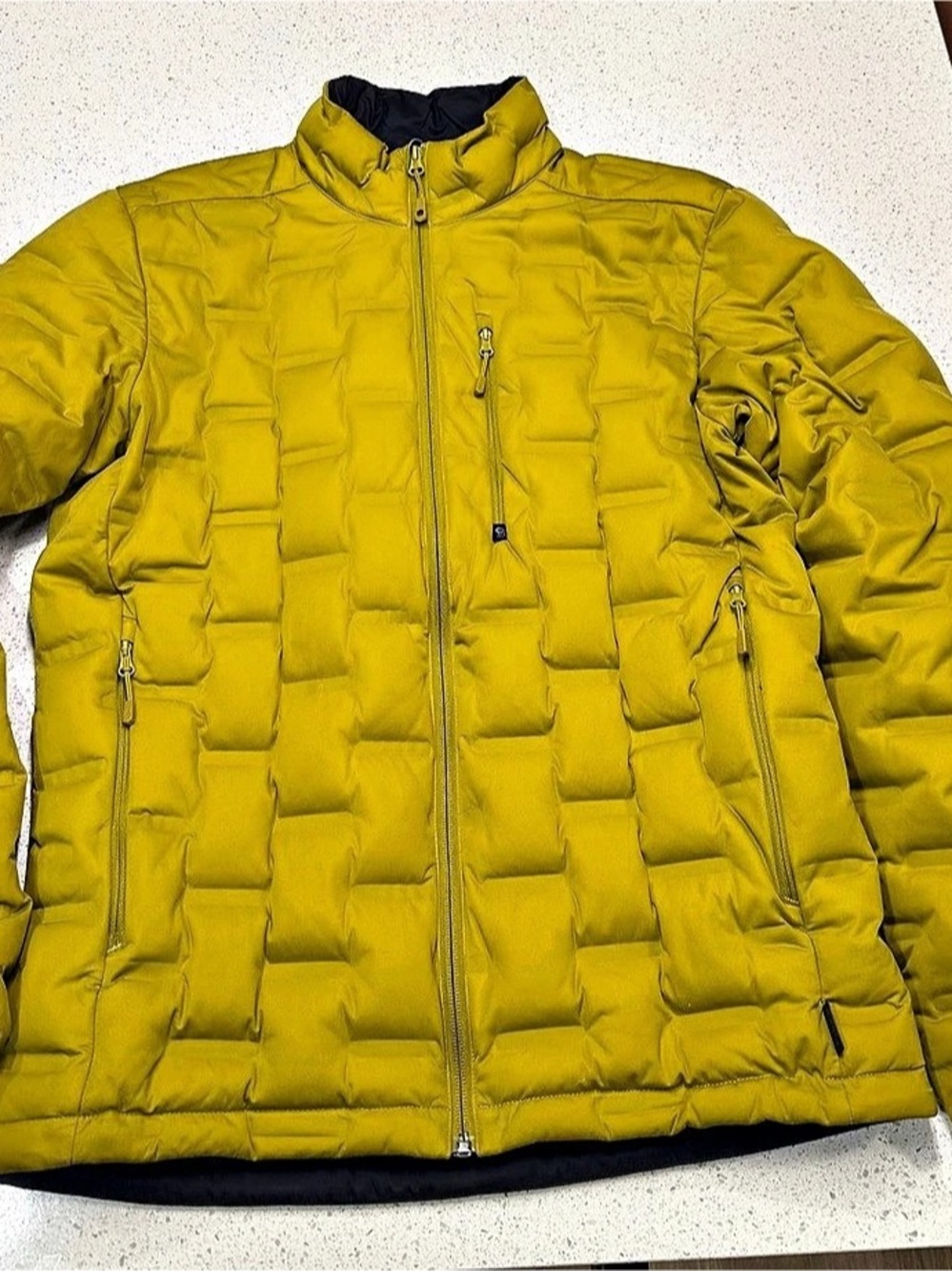 Mountain Hardwear Stretchdown Jacket Puffer Yellow/Green Medium